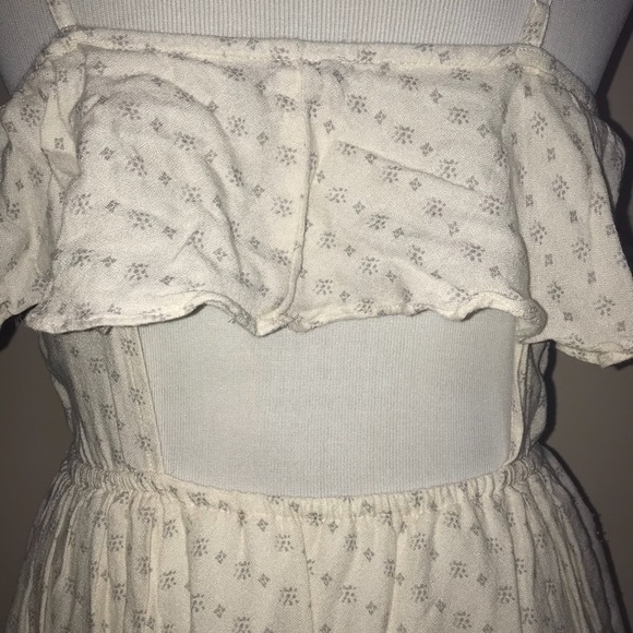 American Eagle Cream Fit And Flare Dress - Picture 5 of 8